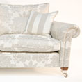 Duresta Portsmouth Large Sofa & Chair, in Greensleaves Silver Range 9 Fabric